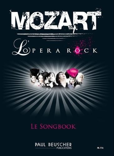 Couverture de Mozart - l'opera rock --- chant, guitare ou piano