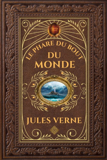 Couverture de Le Phare du bout du Monde - Jules Verne: Édition collector intégrale - Grand format 15 cm x 22 cm - (Annotée d'une biographie) par Jules Verne