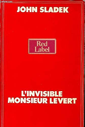 L'Invisible monsieur Levert (Red label)