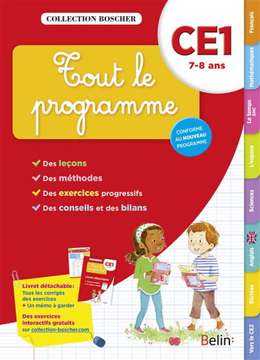 Tout le programme : CE1, 7-8 ans : conforme au nouveau programme