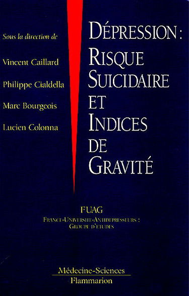 Dépression : risque suicidaire et indices de gravité