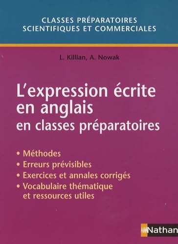 L'expression écrite en anglais en classes préparatoires