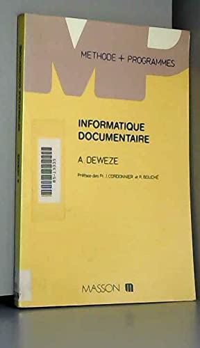 Informatique documentaire (Méthode plus programmes)