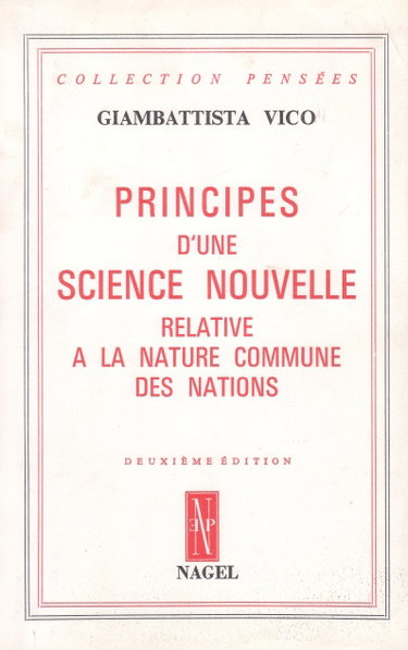 Couverture de La Science nouvelle : Principes d'une science nouvelle relative à la nature commune des nations