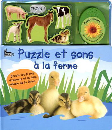 Puzzle et sons à la ferme