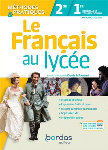 Couverture de Le français au lycée, 2de, 1re générale et technologique : programme 2019