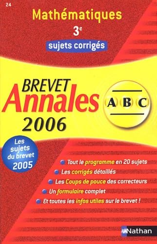 Brevet corrigés, maths