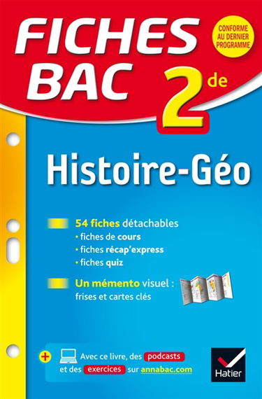 Histoire géographie, 2de