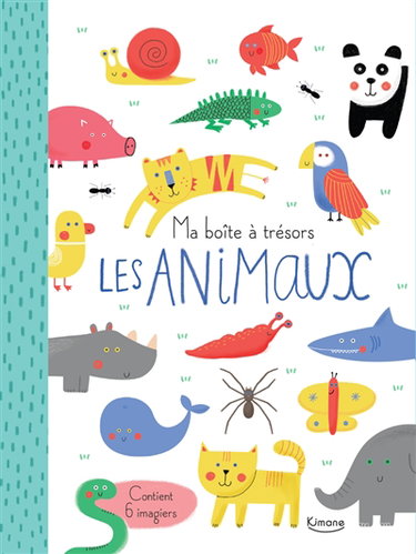 Couverture de Les animaux : contient 6 imagiers