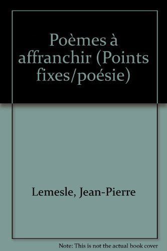 Poèmes à affranchir