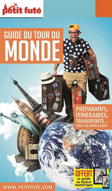 Couverture de Guide du tour du monde : préparatifs, itinéraires, transports... tous les bons plans : 2018-2019 par Dominique Auzias