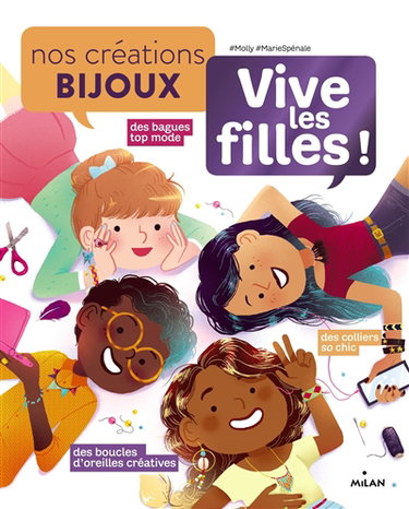 Couverture de Vive les filles ! : nos créations bijoux