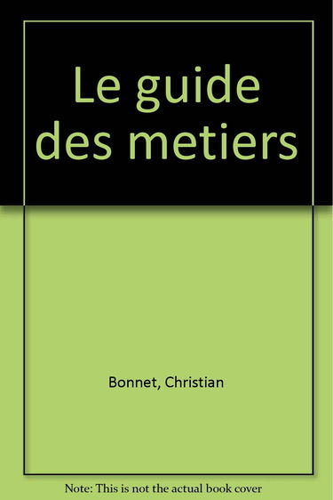 Le guide des metiers