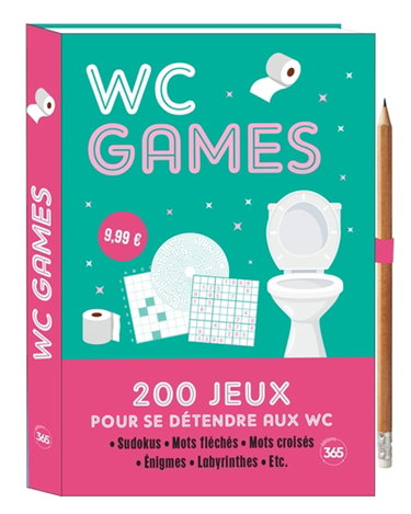 Couverture de WC games : 200 jeux pour se détendre aux WC