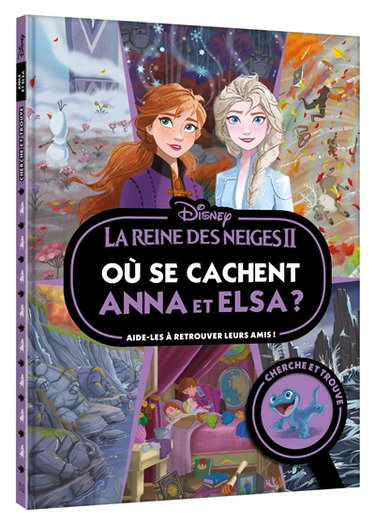 Couverture de La reine des neiges II : où se cachent Anna et Elsa ? : aide-les à retrouver leurs amis !