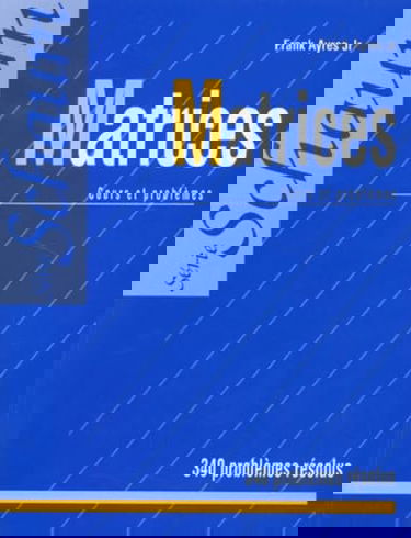 Calcul matriciel : cours et problèmes