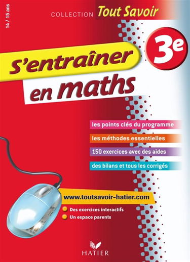 S'entraîner en maths : 3e