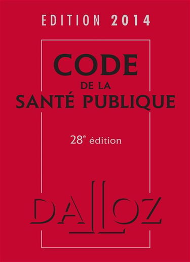 Code de la santé publique : 2014