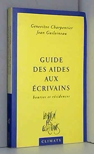 Guide des aides aux écrivains