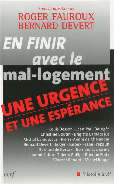 En finir avec le mal-logement : une urgence et une espérance