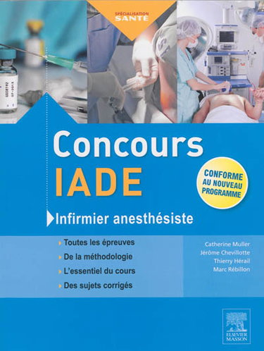 Concours IADE infirmier anesthésiste