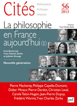 Cités, n° 56. La philosophie en France aujourd'hui (1)