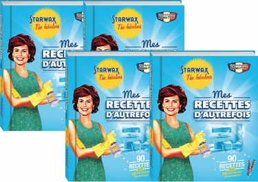STARWAX THE FABULOUS - Livre Mes Recettes d'Autrefois - Idéal pour Faire ses Recettes de Produits Ménager Maison - Fabriqué en France - 1 Livre