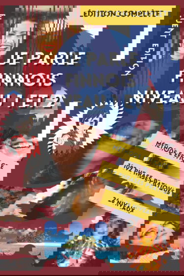 JE PARLE FINNOIS NIVEAU 1 ET 2: LIVRE POUR APPRENDRE LE FINNOIS POUR DÉBUTANT. DÉBUTER LE FINNOIS. LE VOCABULAIRE BILINGUE POUR MIEUX LIRE, PARLER ET ... DE PHRASES ENFANT ET ADULTE NIVEAU A1 ET A2.