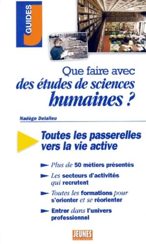 Que faire avec des étude de sciences humaines ?