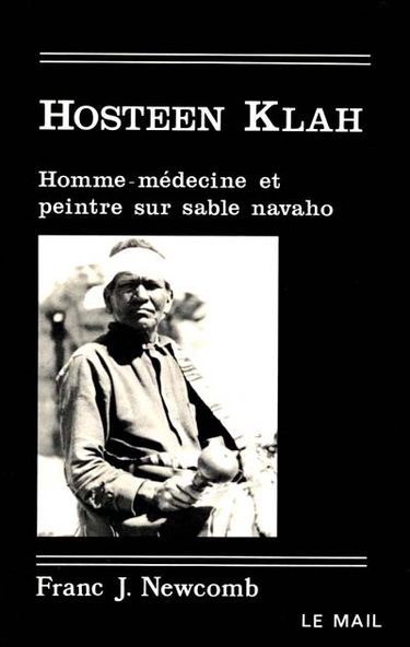 Homme-médecine et peintre sur sable navaho