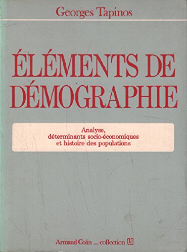 Eléments de démographie