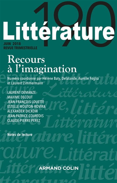 Littérature, n° 190