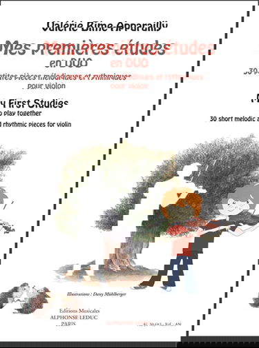 Mes premières études en duo pour violon