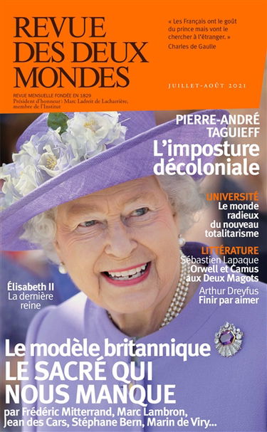 Revue des deux mondes, n° 7 (2021). Le modèle britannique : le sacré qui nous manque