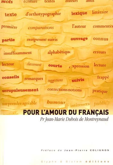 Pour l'amour du français