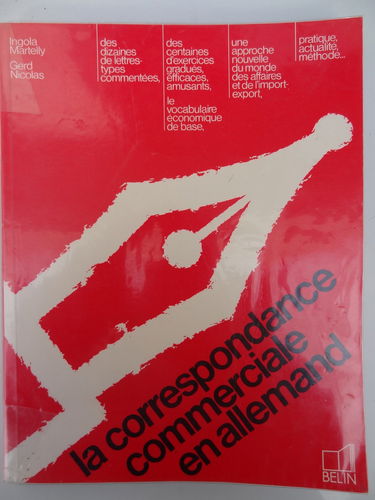 La Correspondance commerciale en allemand