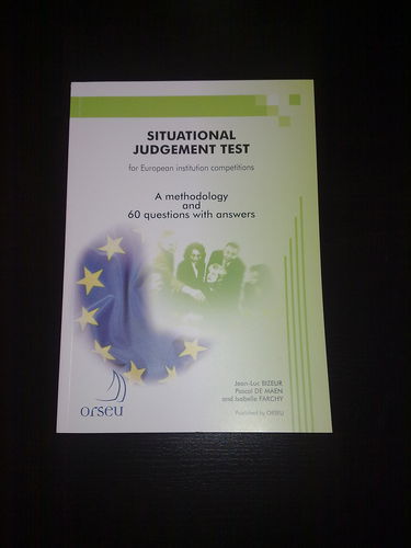 Situational judgement test for European institution competitions