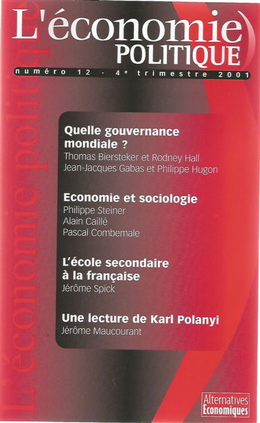 Economie politique (L'), n° 12