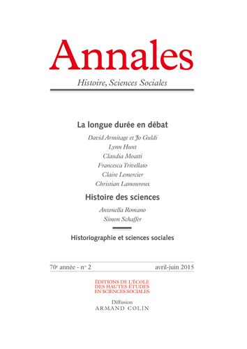 Couverture de Annales, n° 2 (2015) par Collectif