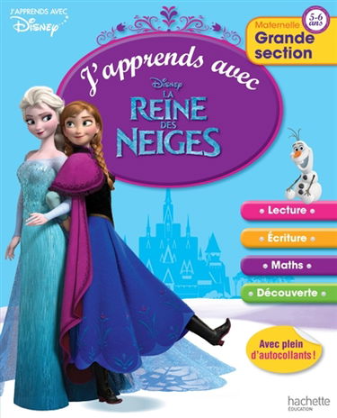 J'apprends avec la Reine des Neiges : grande section, 5-6 ans