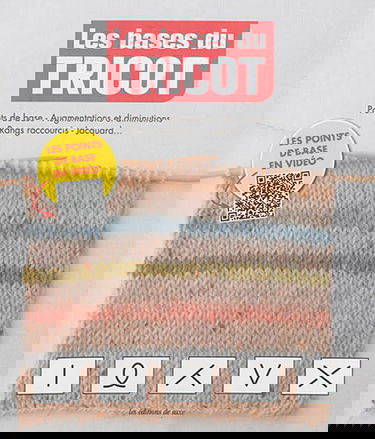 Les bases du tricot : points de base, augmentations et diminutions, rangs raccourcis, jacquard...