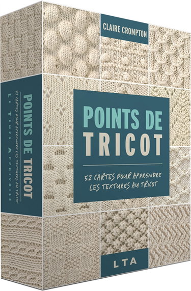 Points de tricot : 52 cartes pour apprendre les textures au tricot