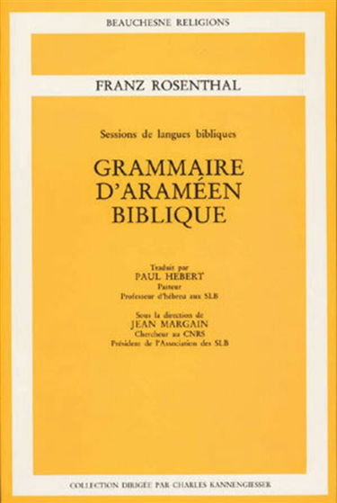 Grammaire d'araméen biblique