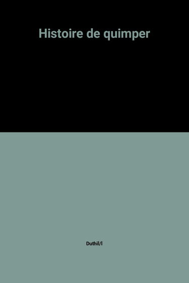 Histoire de Quimper