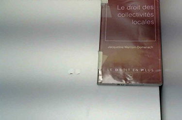 Le Droit des collectivités locales