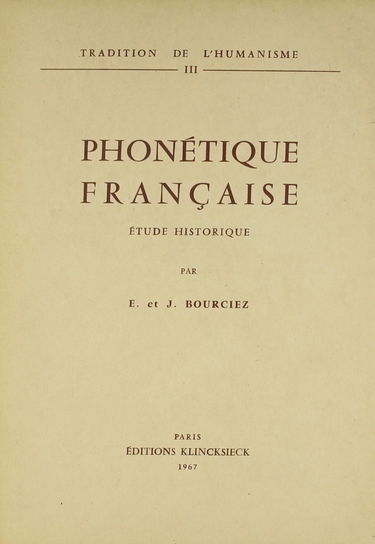 Phonetique Francaise - Etude Historique