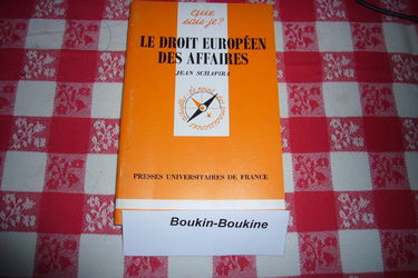 Le droit européen des affaires