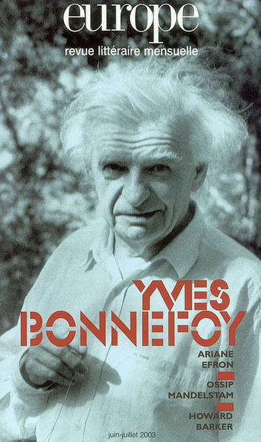 Europe, n° 890-891. Yves Bonnefoy