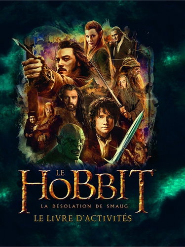 Couverture de Le Hobbit : la désolation de Smaug : le livre d'activités