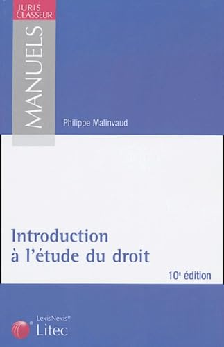 Introduction à l'étude du droit (ancienne édition)